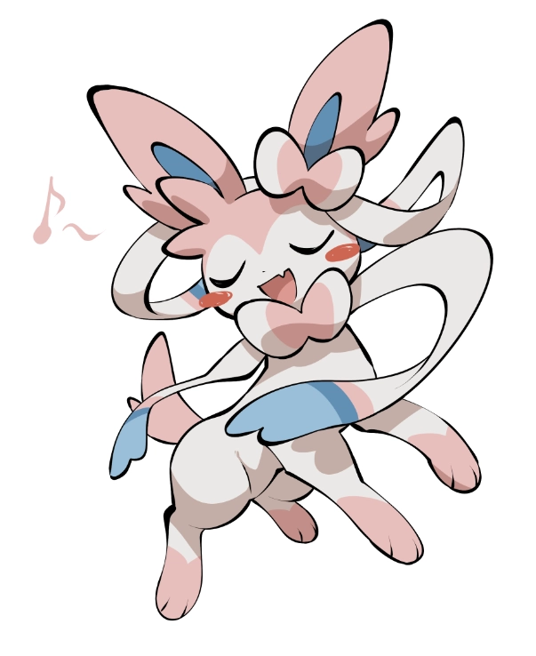 sylveon pretty much singing, nyaa~ :3 sylveon pretty much singing, nyaa~ :3