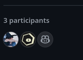 "participants" tab on github's pull request page, lists me, justsoup, and "copilot-swe-agent" "participants" tab on github's pull request page, lists me, justsoup, and "copilot-swe-agent"