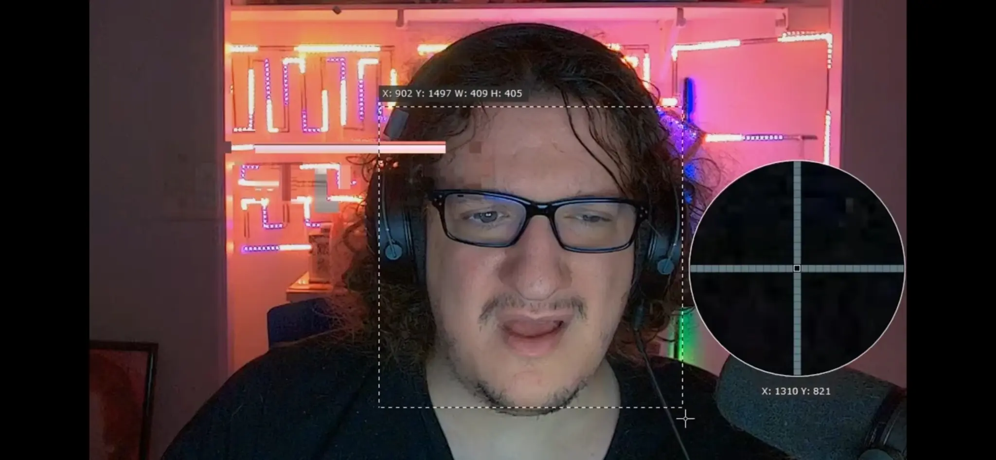 simpleflips doing the 🤨 with mouth wife open